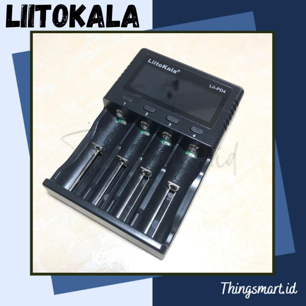 Jual LIITOKALA LII-PD4 Smart Intelligent 4 Slot Battery Charger ...