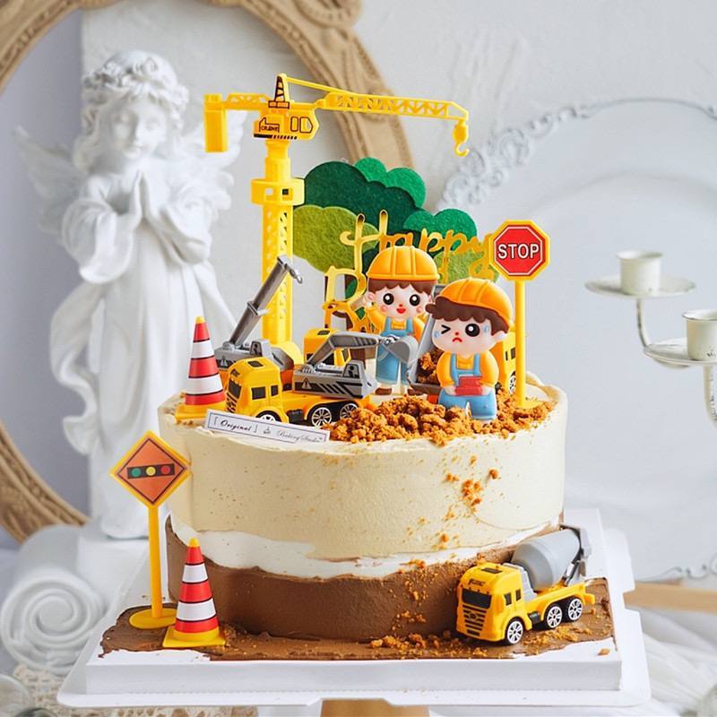 Jual CAKE TOPPER ALAT-ALAT KONSTRUKSI DAN RAMBU RAMBU KONSTRUKSI/TOPPER ...