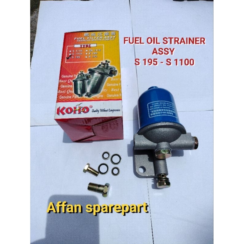 Jual S195 S1100 Fos assy Fuel Oil strainer Tabung Filter solar komplit ...