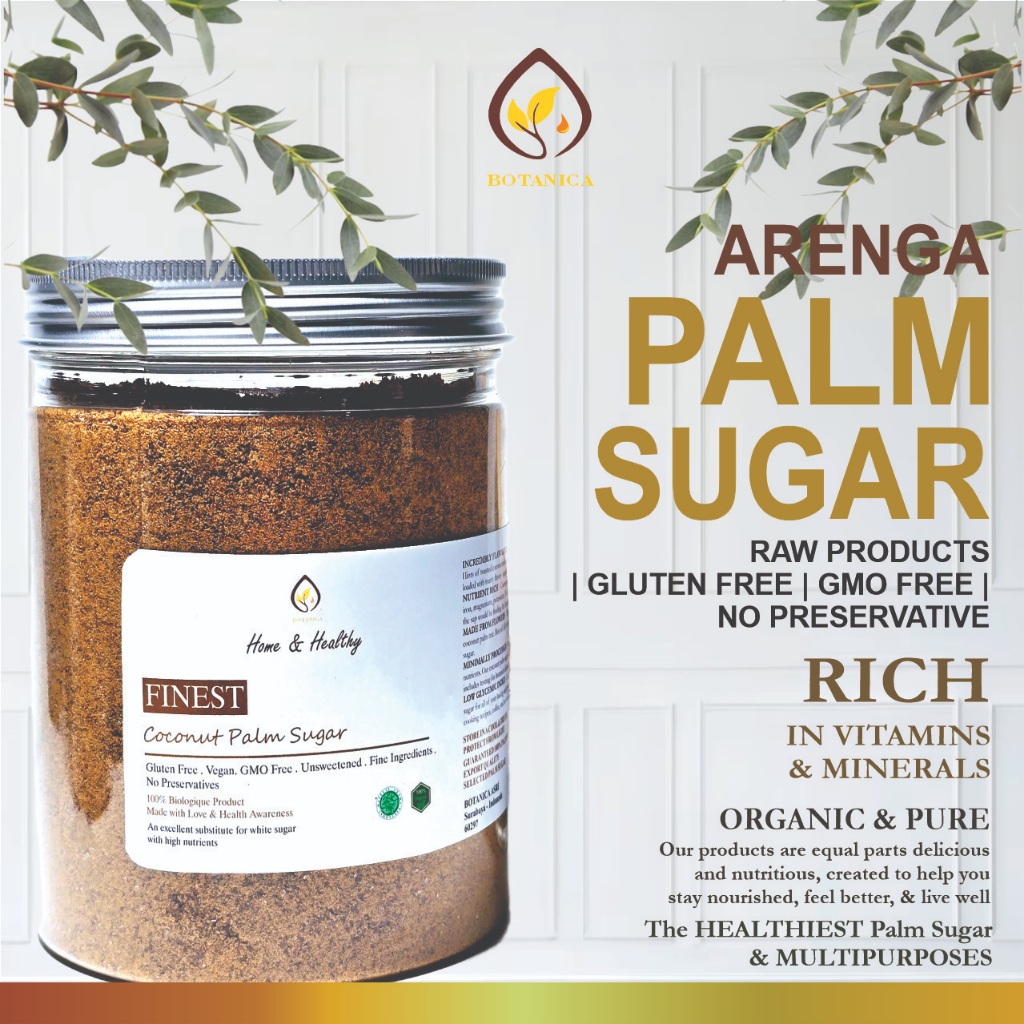 Jual Botanica Arenga Palm Sugar/Gula Aren Premium Grade A | Shopee ...