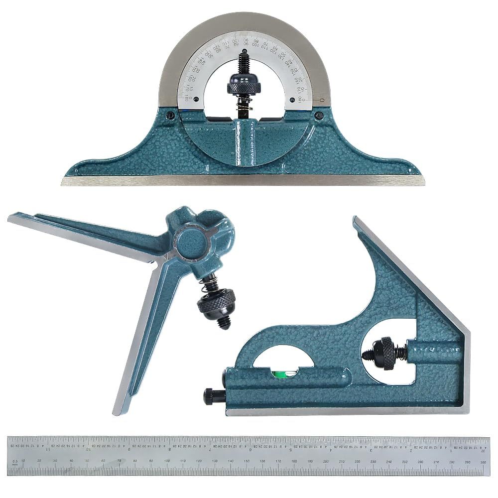 Jual Combination Square | Universal Bevel Protractor 0-180° & 0-360 ...