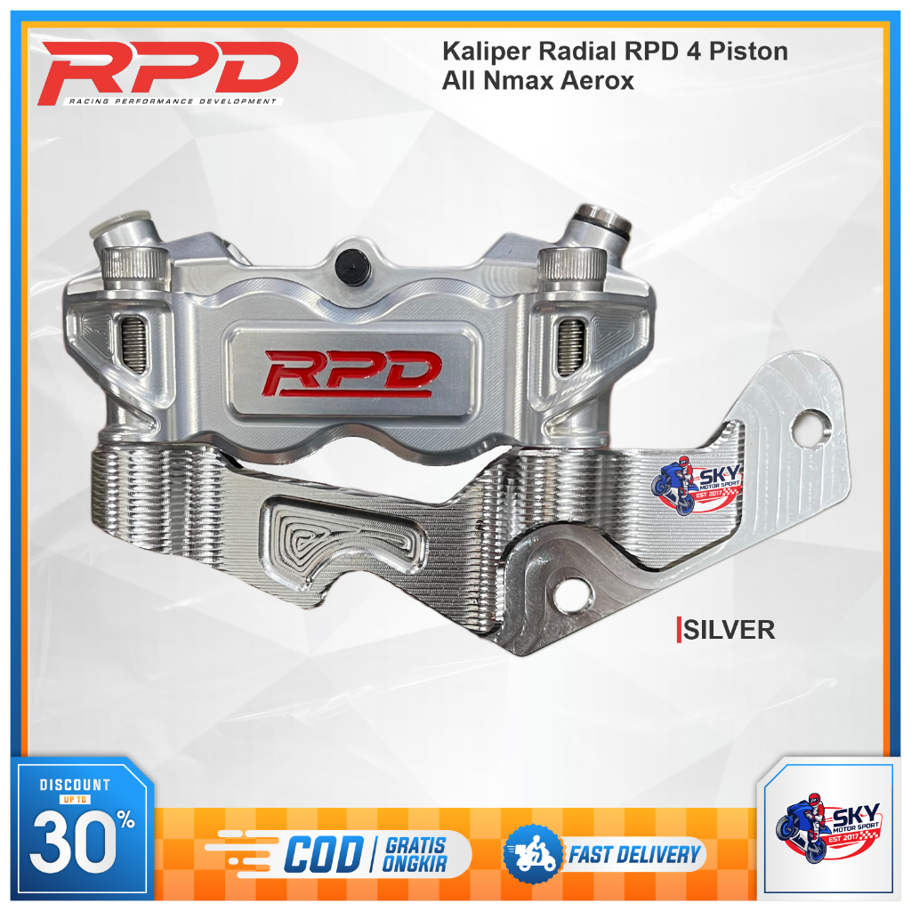 Jual Kaliper Radial Depan RPD All Nmax Aerox Plus Bracket Pitch 100 ...