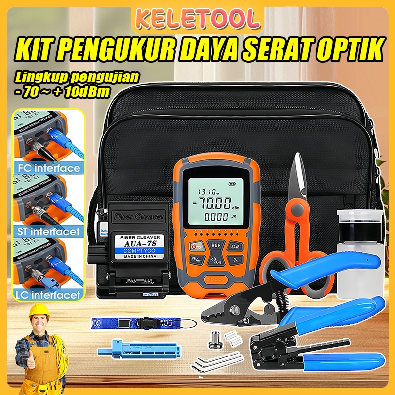 Jual 30km Visual Fault Locator Pengukur Daya Serat Optik Konektor FC ...