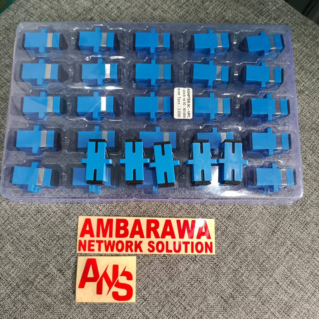 Jual Adapter SC-UPC Fast Connector Fiber Optik - Barel FO SC UPC ...