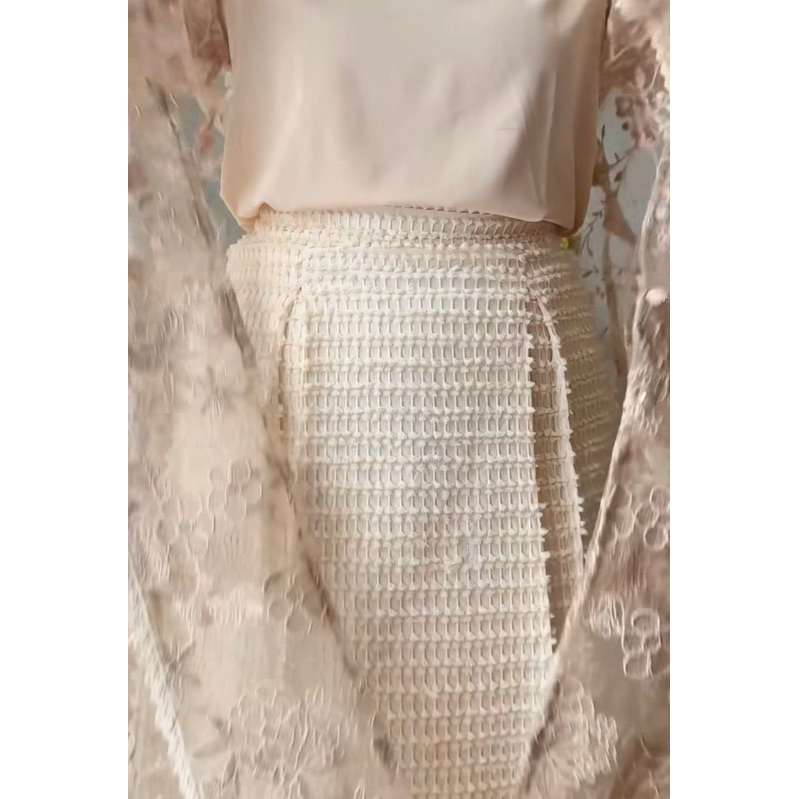 Jual ROK TENUN BULU RENDA A LINE PAYUNG | Shopee Indonesia