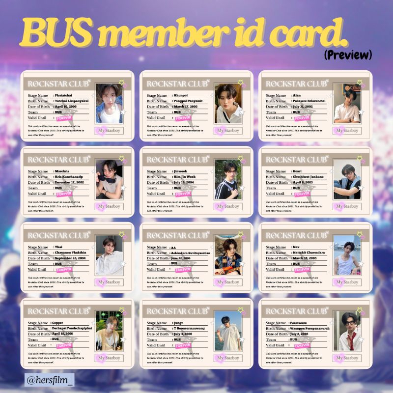Jual BUS because of you i shine ROCKSTAR ID CLUB | Shopee Indonesia