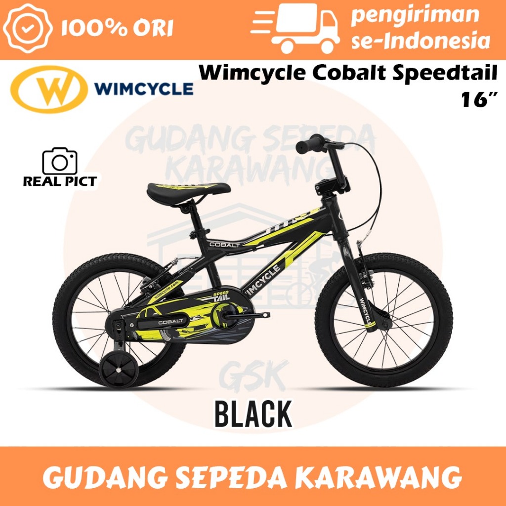 Jual SEPEDA ANAK BMX COBALT SPEEDTAIL 16″ WIMCYCLE | Shopee Indonesia