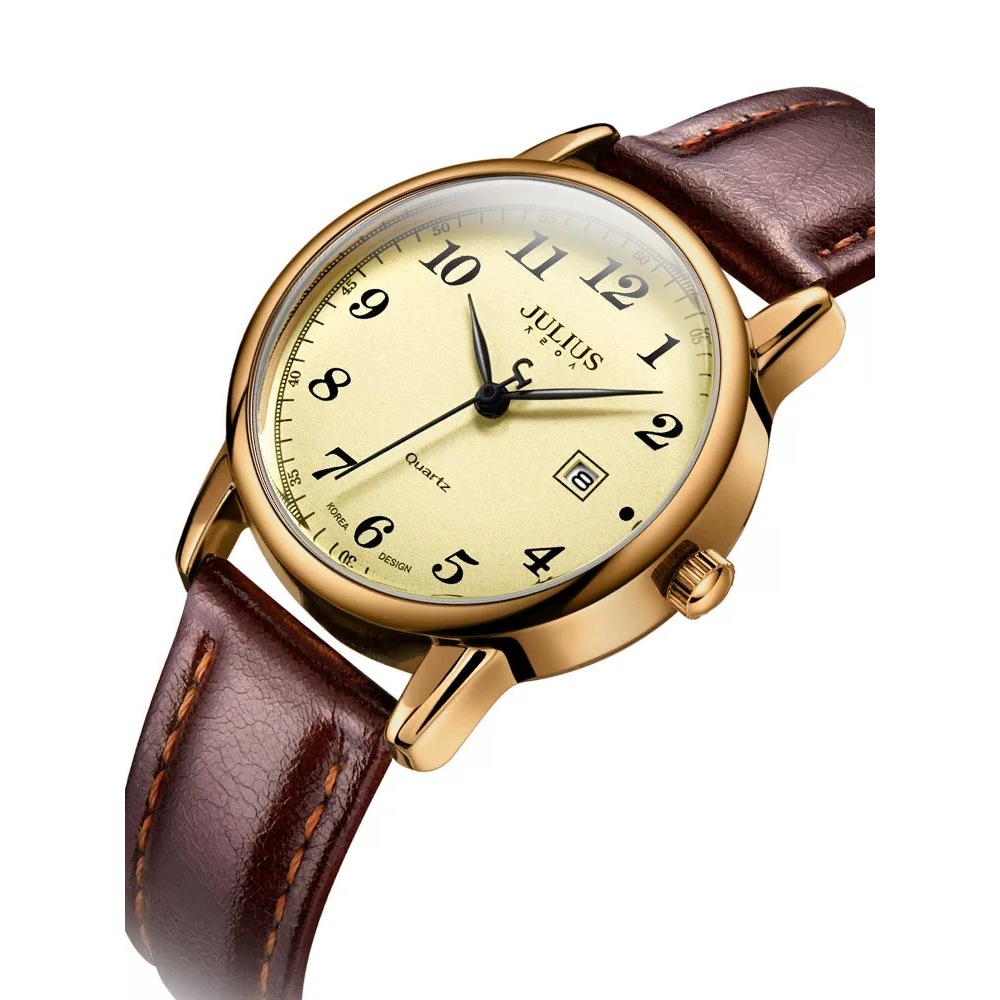 Jual Jam Tangan Wanita JULIUS Classic Design Kulit Tahan Air JA-508 ...
