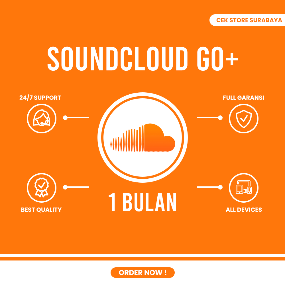 Jual SOUNDCLOUD GO+ 1 BULAN BISA SETEL MUSIK SAMPAI TELINGA BOSEN ...