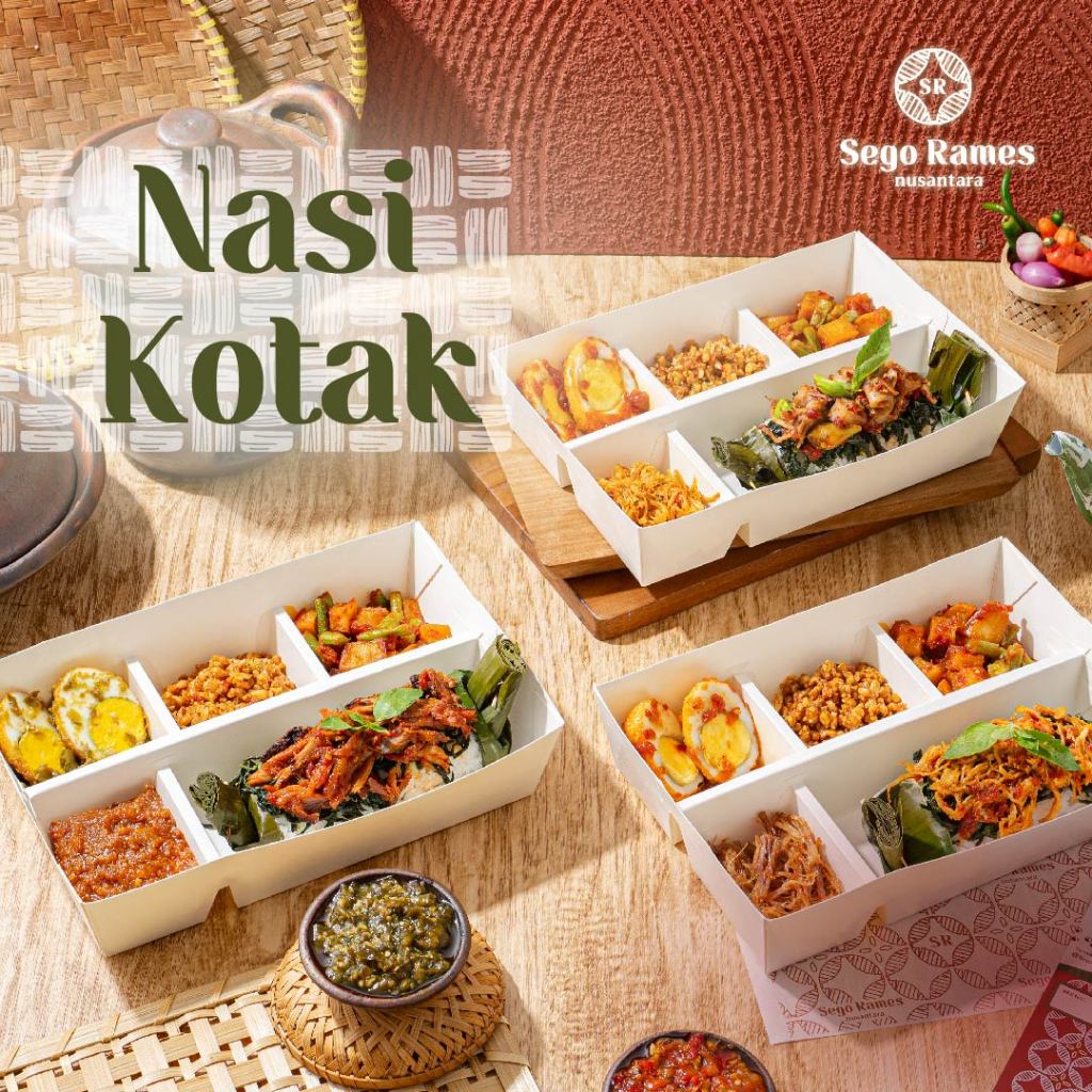 Jual Paket Nasi Kotak Premium - Sego Rames Nusantara | Shopee Indonesia