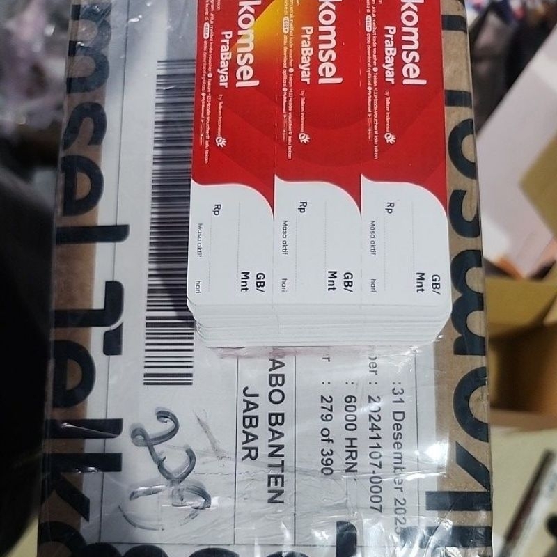 Jual VOUCHER KOSONG TSEL DESEMBER 2025 JABAR JABODETABEK BANTEN ...