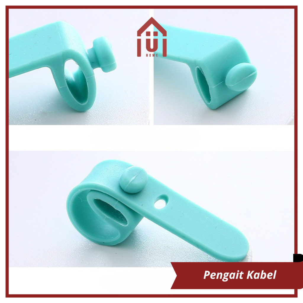 Jual UNISO - PENGAIT PENGIKAT KABEL KARET PENGGULUNG PENJEPIT MINI ISI ...