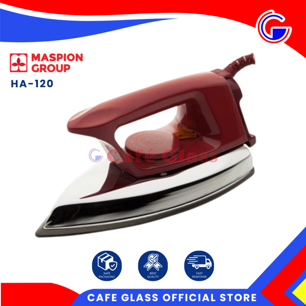Setrika Baju Maspion - Ha-120 Setrika Stainless Steel Maspion