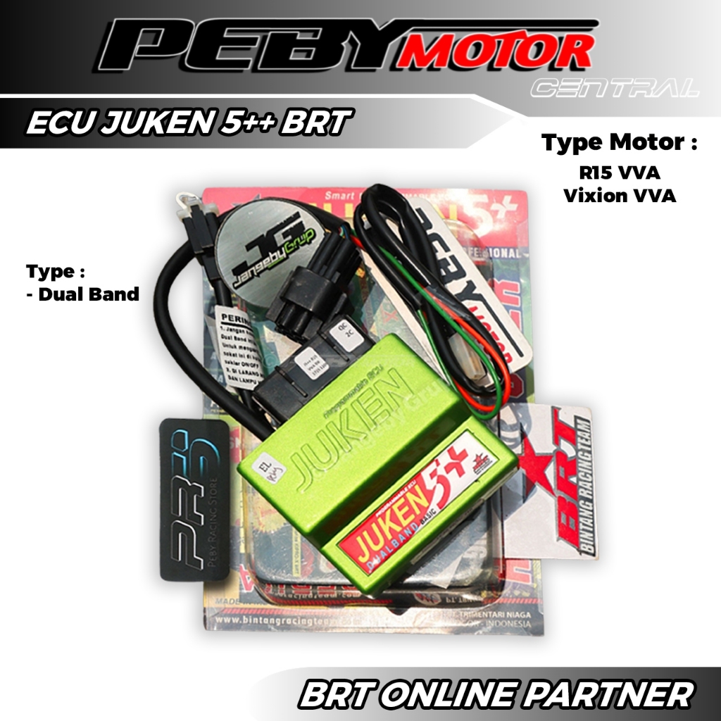 Jual ECU JUKEN 5++ DUALBAND BRT R15 Vixion VVA ORIGINAL | Shopee Indonesia