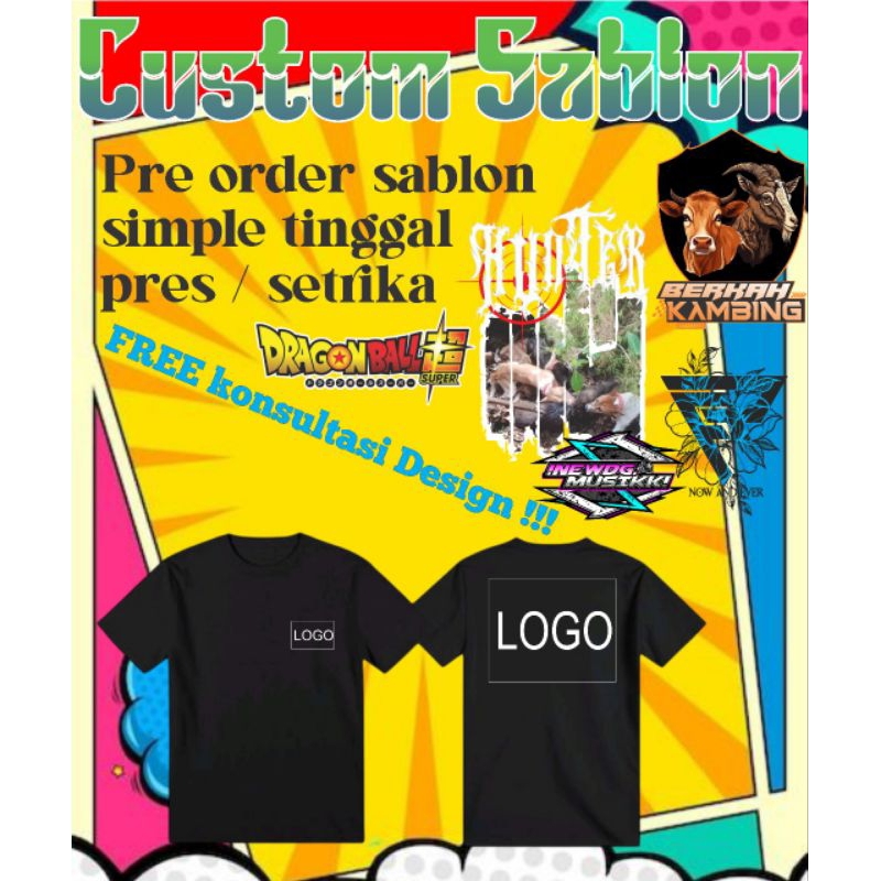 Jual Custom Sablon DTF | Shopee Indonesia