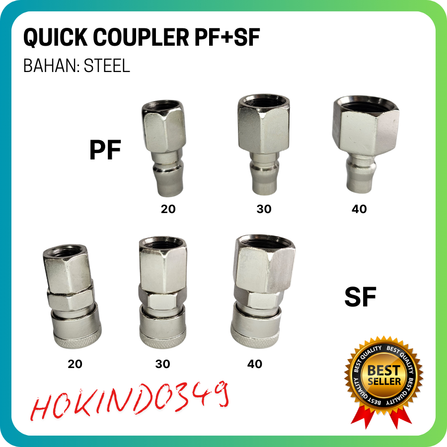 Jual Quick Coupler Connector Angin Kompresor Konektor Sambungan Selang ...