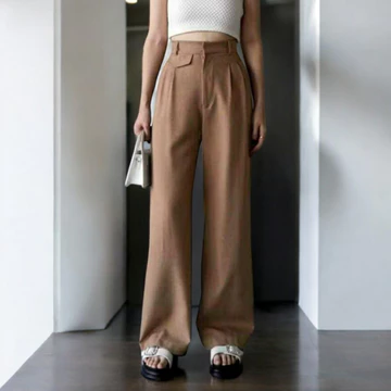 Oro Pants Celana Wanita Panjang Kerja Kantor Formal Kulot Loose Pants Highwaist Trousers