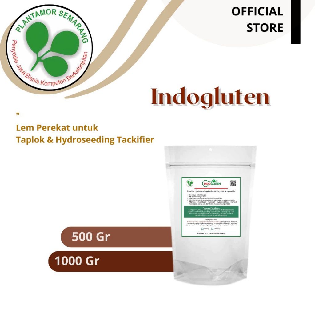 Jual INDOGLUTEN / TACKIFIER Kemasan 500 dan 1000 gr | Shopee Indonesia