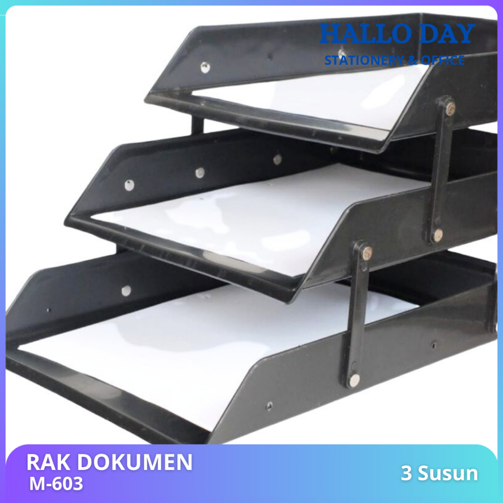 Jual HD Rak 3 Susun/Laci Dokumen/Rak Organizer/Rak Kertas Meja ...