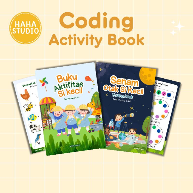 Jual Coding Book Activity Buku Latihan Anak Senam Otak | Shopee Indonesia