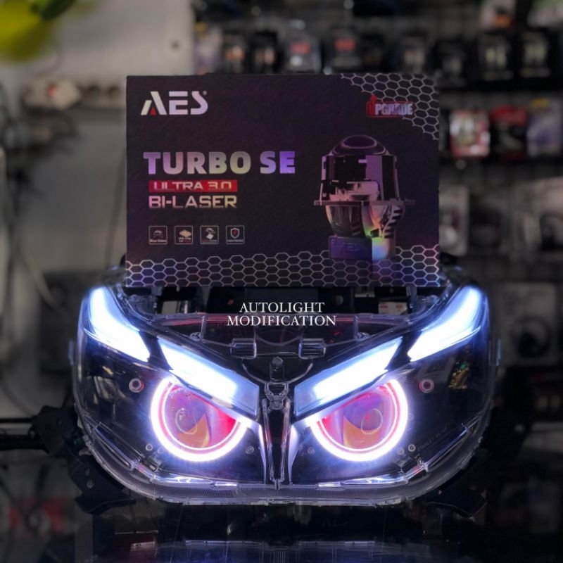 Jual BILED AEROX NEW FULL SET REFLEKTOR CUSTOM BILED AES TURBO SE ULTRA ...