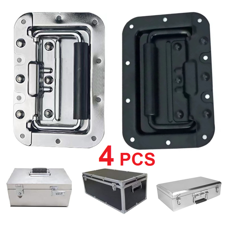 Jual 4pcs Handle Lipat Baja Besar Tempel Tanam Untuk Pegangan Box Kotak ...