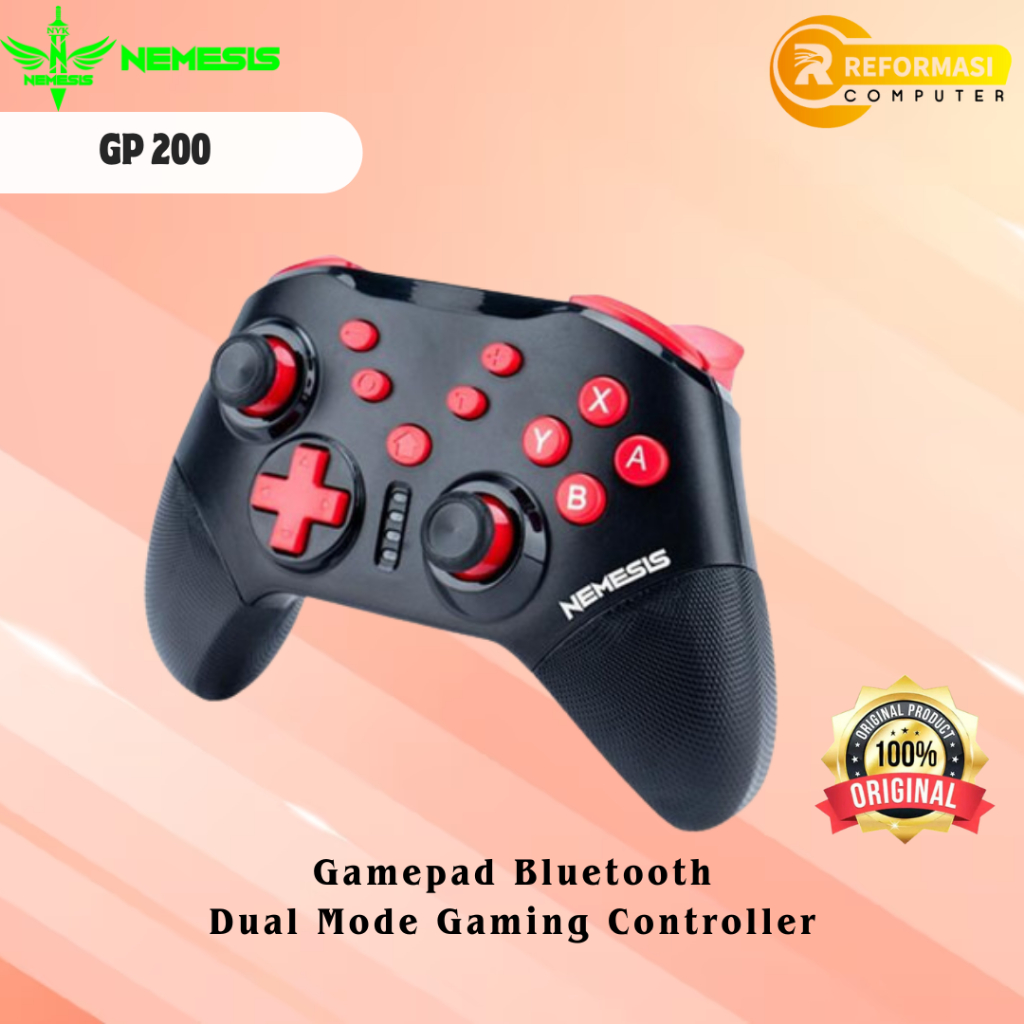 Jual NYK NEMESIS Gamepad NYK GP 200 Gamepad Bluetooth Dual Mode Gaming ...