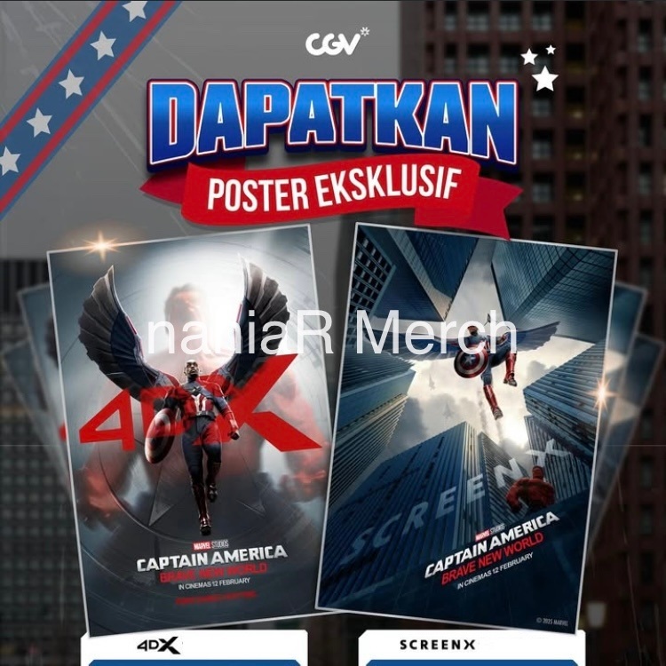 Jual Captain America: Brave New World x CGV Official Poster | Shopee ...