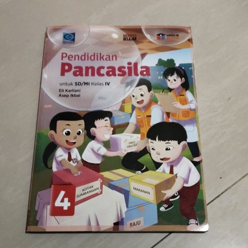 Jual BUKU ORI BUKU PENDIDIKAN PANCASILA KELAS 4 SD PENERBIT GRAFINDO ...