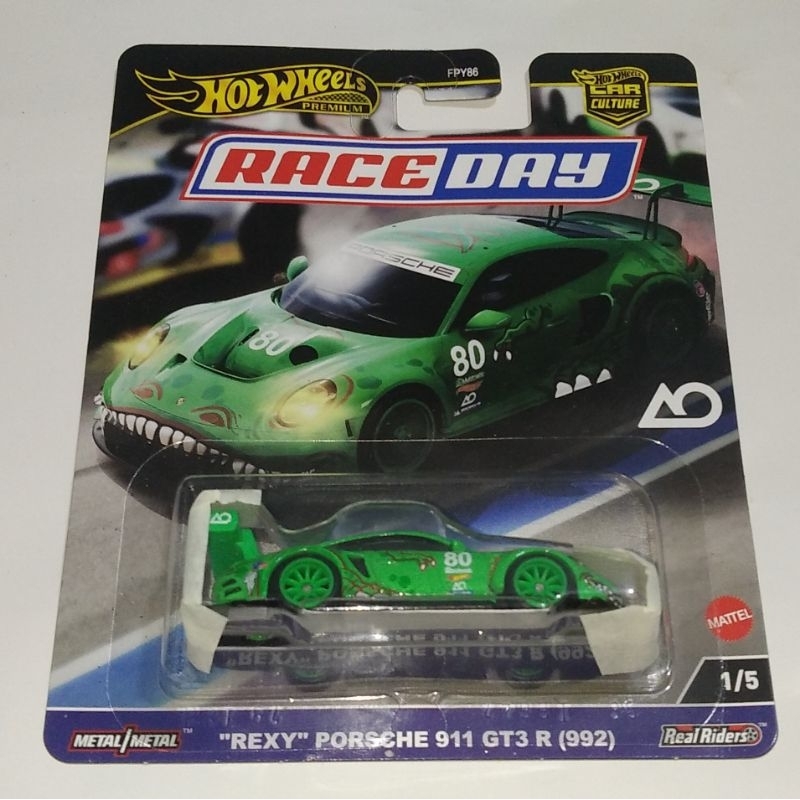 Hot Wheels Premium Race Day 2024 - Rexy Porsche 911 GT3 R (992) Scala 1/64