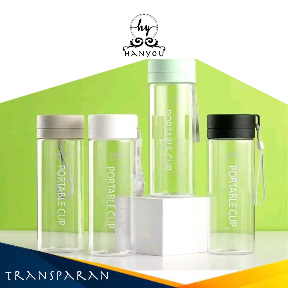 Jual BOTOL MINUM Transparan Bening CUP HIGH QUALITY 800 ML TUMBLR MURAH ...