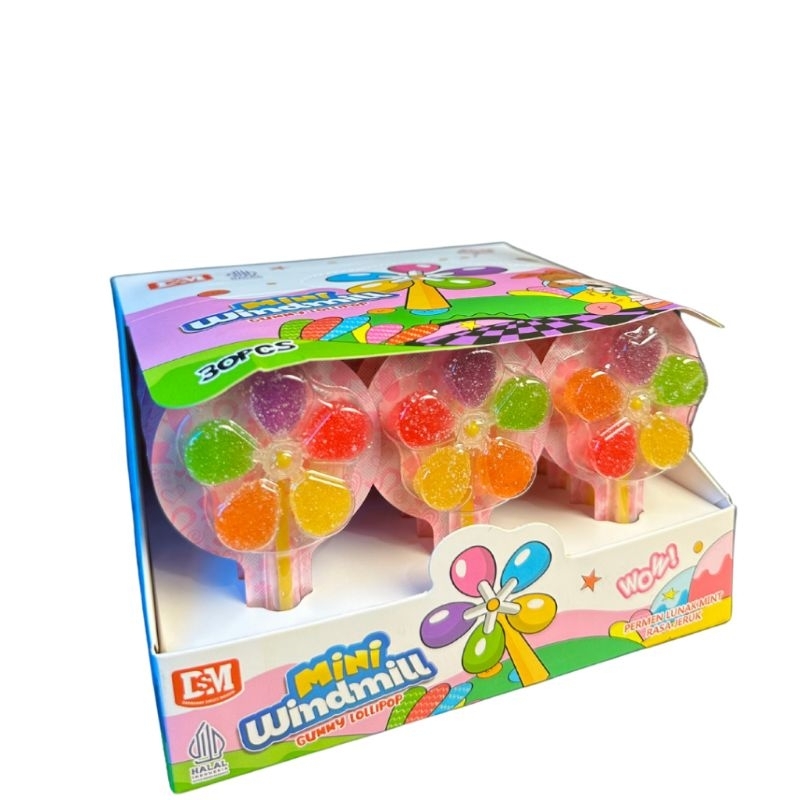 Jual Mini windmill gummy lolipop | Shopee Indonesia