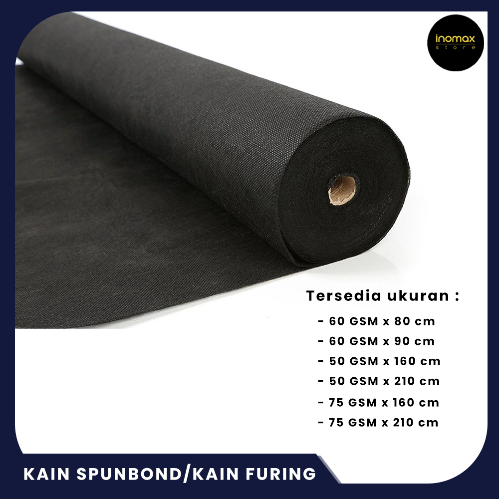 Jual KAIN SPUNBOND/KAIN FURING HITAM - BAHAN BAKU SOFA/AKSESORIS SOFA ...