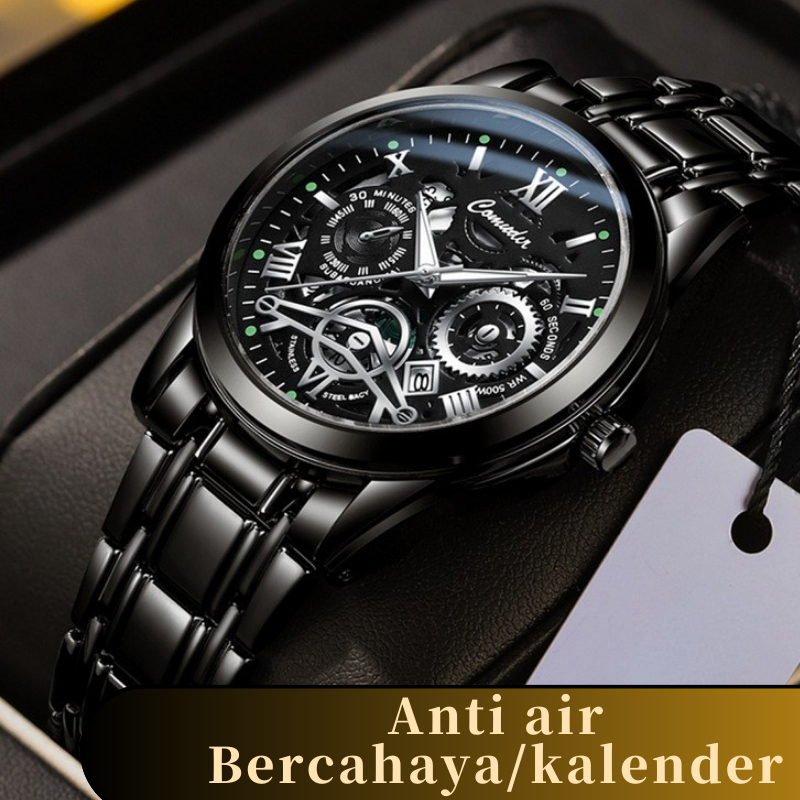 Jual COD Fashion Jam Tangan Pria Anti Air Original 100% Jam Tangan