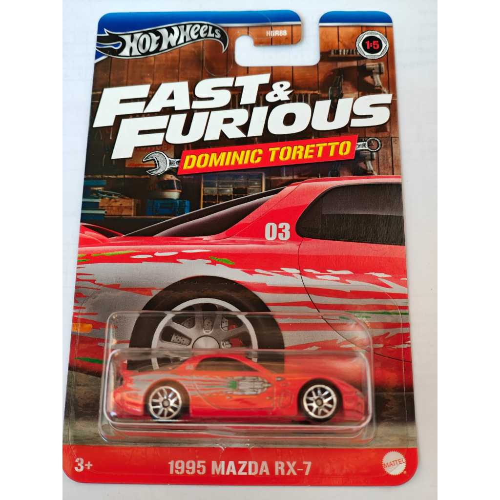 Jual Hot Wheels - 1995 Mazda RX-7 Red Fast & Furious Dominic Toretto ...