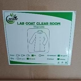 Jual Jas Laboratorium Sekali Pakai Lengan Panjang / JasLab Disposable ...