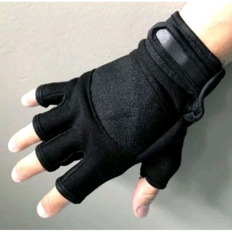 SARUNG TANGAN MOTOR / SARUNG TANGAN SETENGAH JARI TEBAL