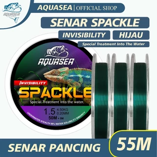 AQUASEA - Senar Pancing Warna Hijau Nilon  Memancing Pancing Ikan Spackle Bunglon Senar Pancing