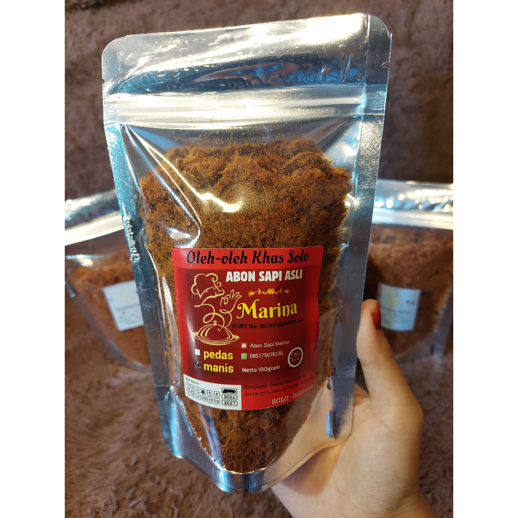 Jual MARINA ABON SAPI PREMIUM 100% HALAL - (100gr) Nikmati lezat ...