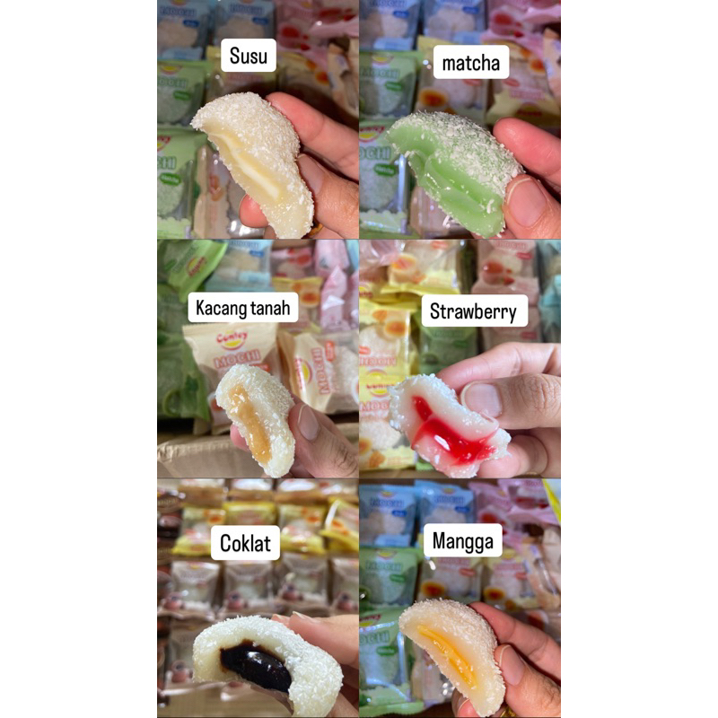 Jual MOCHI CONLEY viral 30 gram 5 VARIAN rasa | MOCHI CONLEY VIRAL (1 ...
