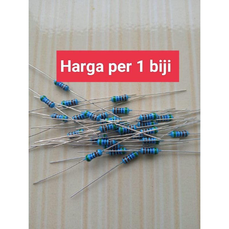 Jual Resistor 5K6 ohm 1/4 Watt Resistan 5 K 6 ohm 0,25 Watt harga per 1 ...