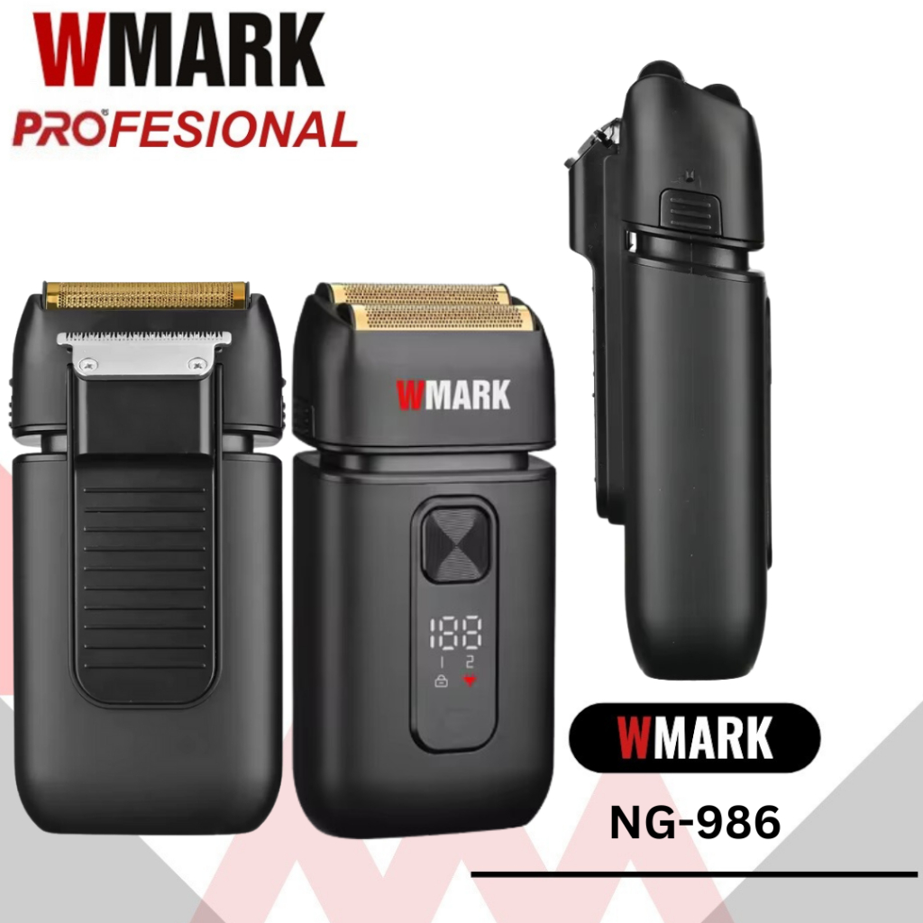 Jual WMARK PROFESIONAL NG-986 SHAVER TWO-BLADE MESH RAZOR ELECTRICK ...
