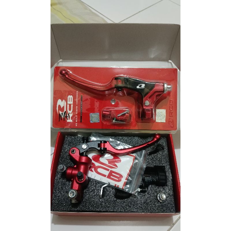 Jual Master Rem Racing Boy 14Mm Kanan Rem Dan Kopling Kiri RCB S1 MERAH ...