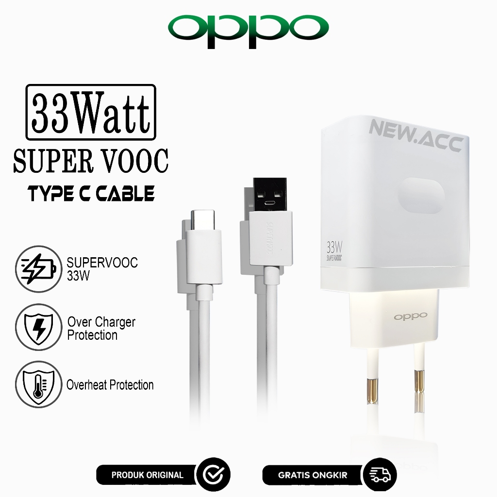 Jual Charger Oppo Reno 10 Pro Reno 8T 5G 80W Super Vooc USB