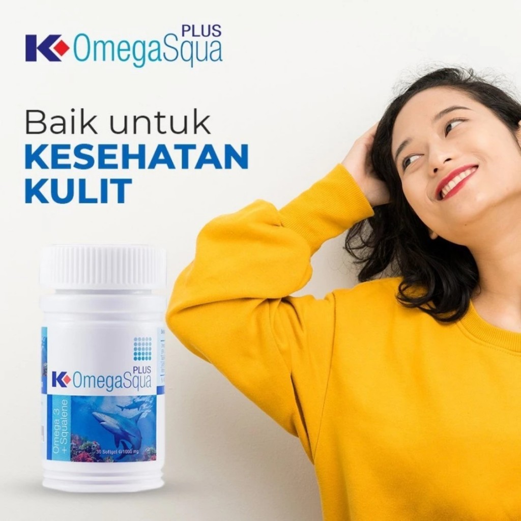 Jual K Omega Squa Plus Original K-link Bantu Kolesterol Darah Tinggi ...