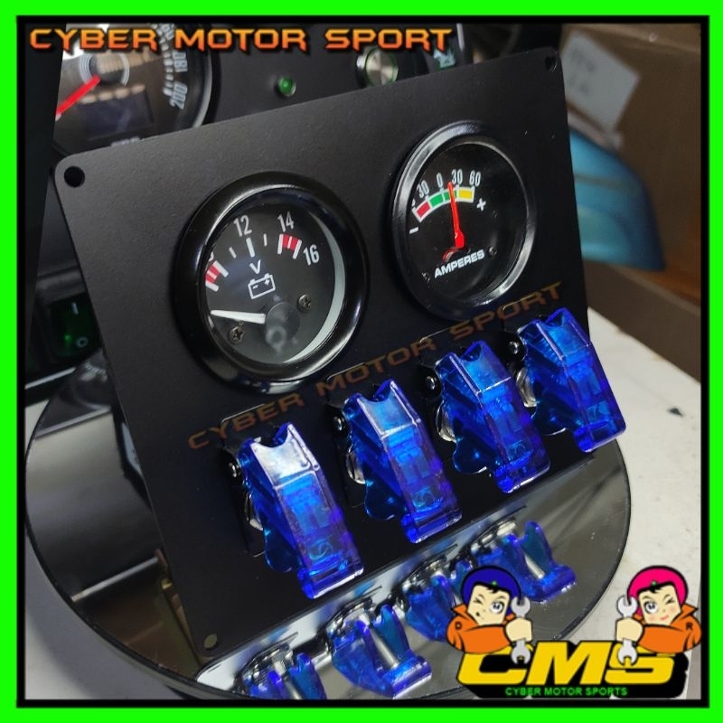 Jual Indikator mobil volt meter amper meter universal saklar ARB rocker ...