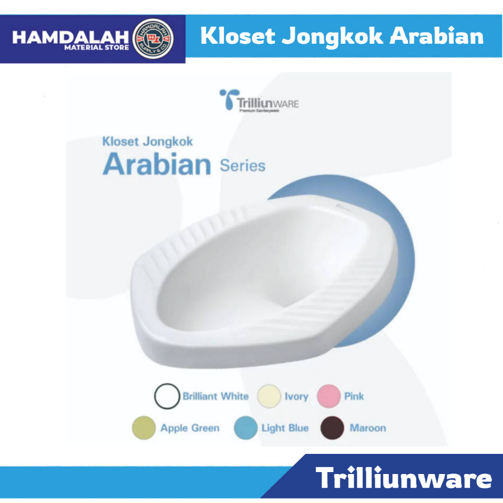 Kloset Jongkok Trilliun "Arabian" [FREE PACKING]