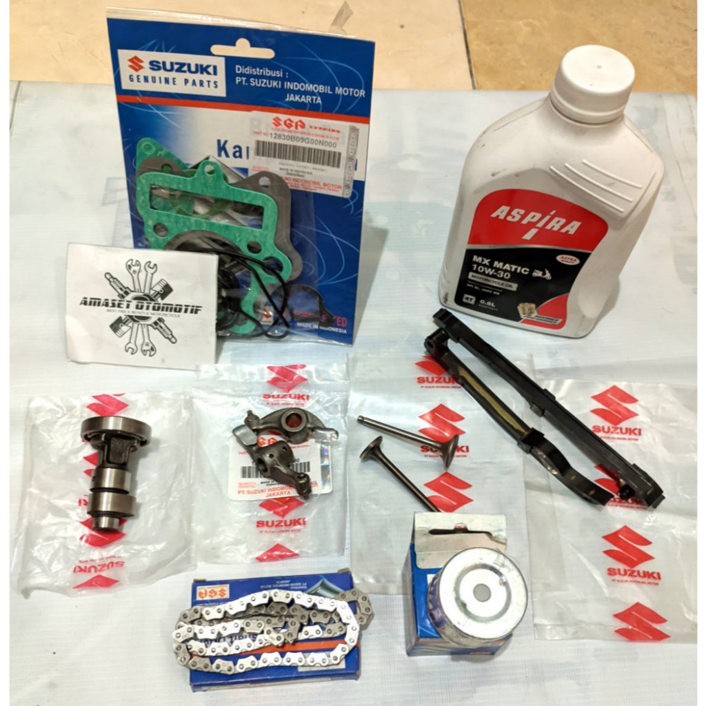 Jual Paket Turun Mesin Smash Shogun 110 Noken As Pelatuk Klep Set ...