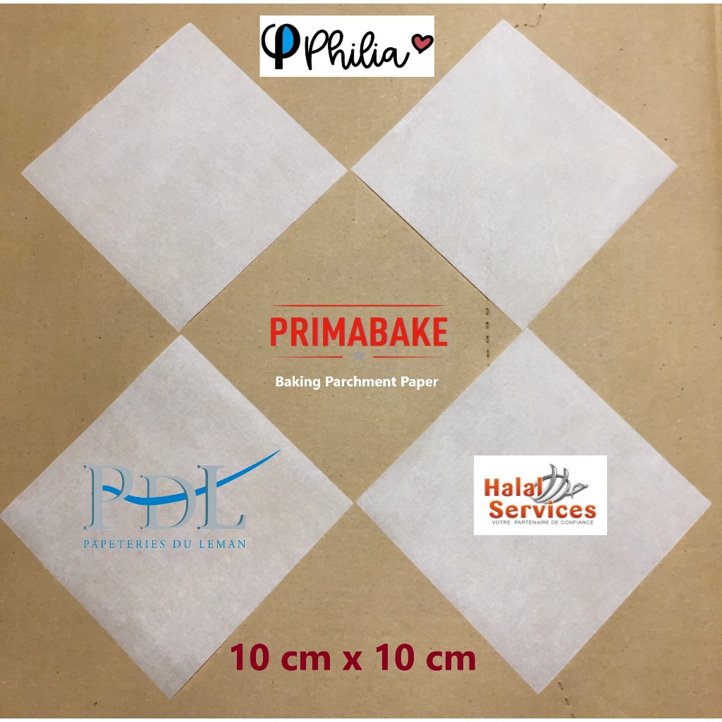 Jual Baking Parchment Paper 41 gsm | 10 cm x 10 cm | Halal | Tidak ...
