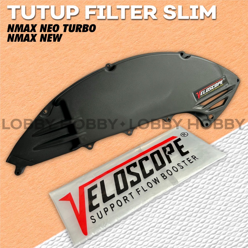 Jual COVER FILTER MOTOR/Cover Tutup Filter Slim Hitam TEBAL TIDAK MUDAH ...